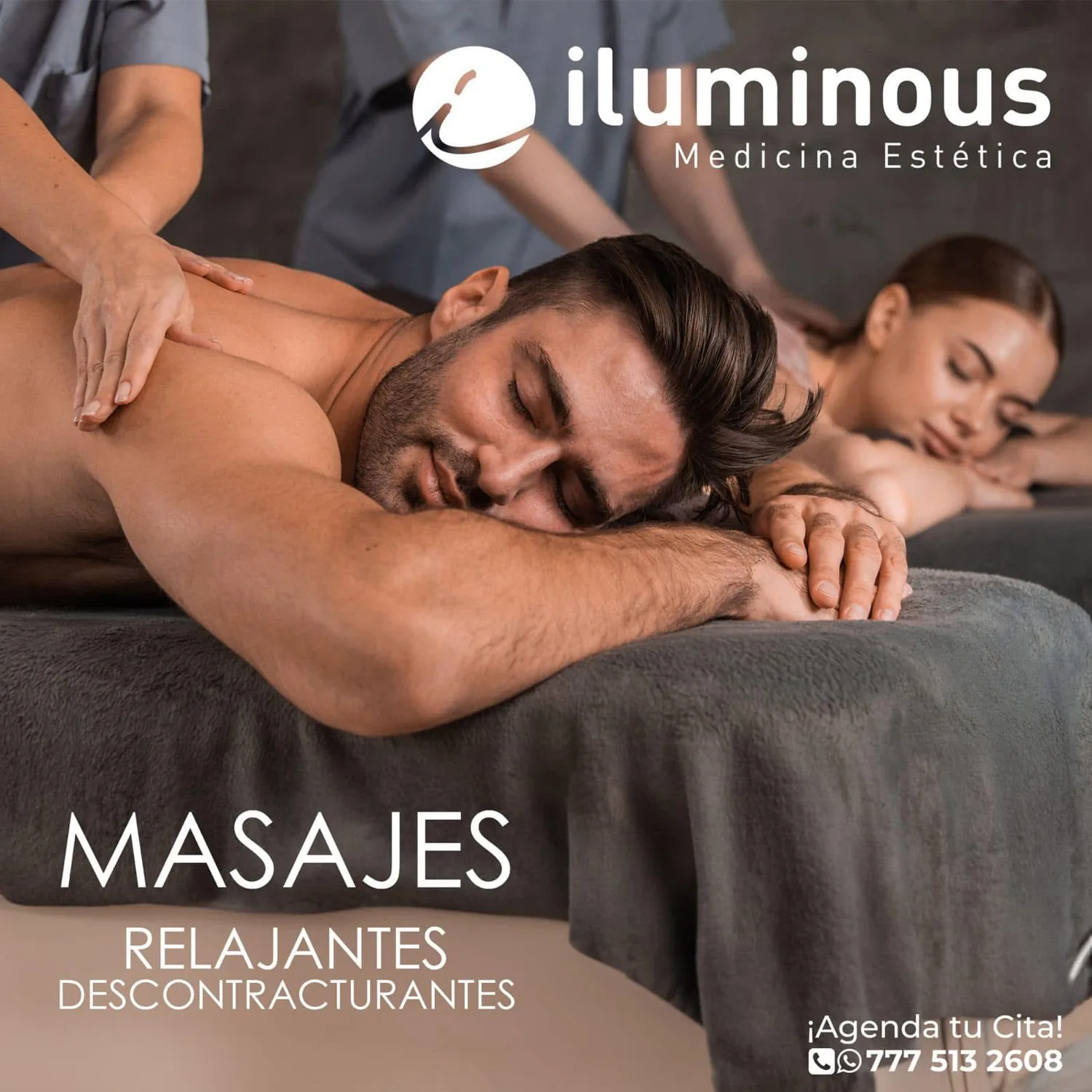 Masajes relajantes y descontracturantes Iluminous